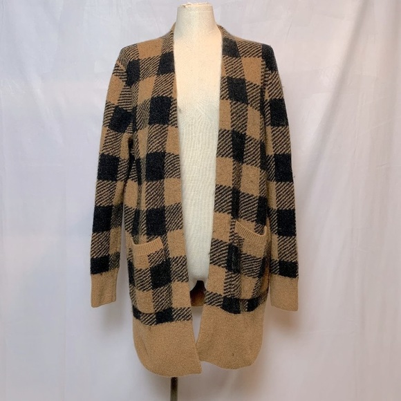 Madewell Sweaters - MADEWELL Checkered Oversized Checker Sweater Size S